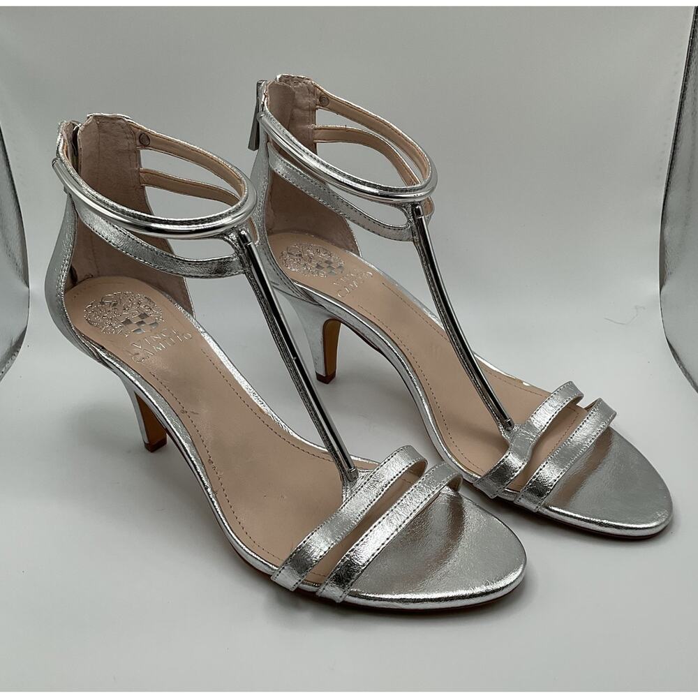 Vince Camuto Silver Heels
